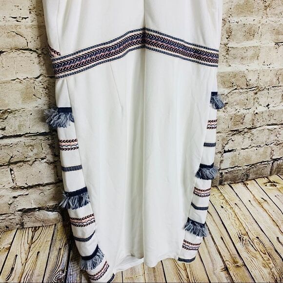 NWT Adelyn Rae Fringe White Dress sz Medium - Picture 10 of 11
